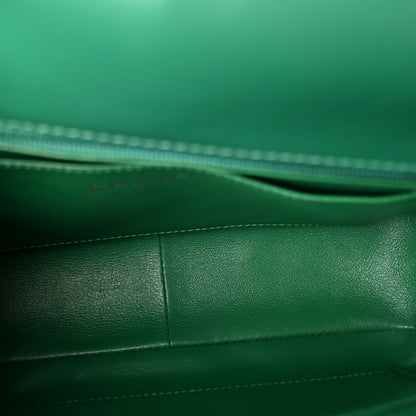 Chanel Calfskin Quilted Medium Rock My Shoulder Flap Green 5 of 11