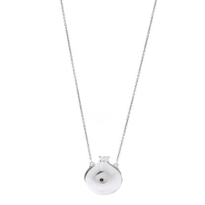 Tiffany Sterling Silver Elsa Peretti Bottle Pendant Necklace 1 of 7