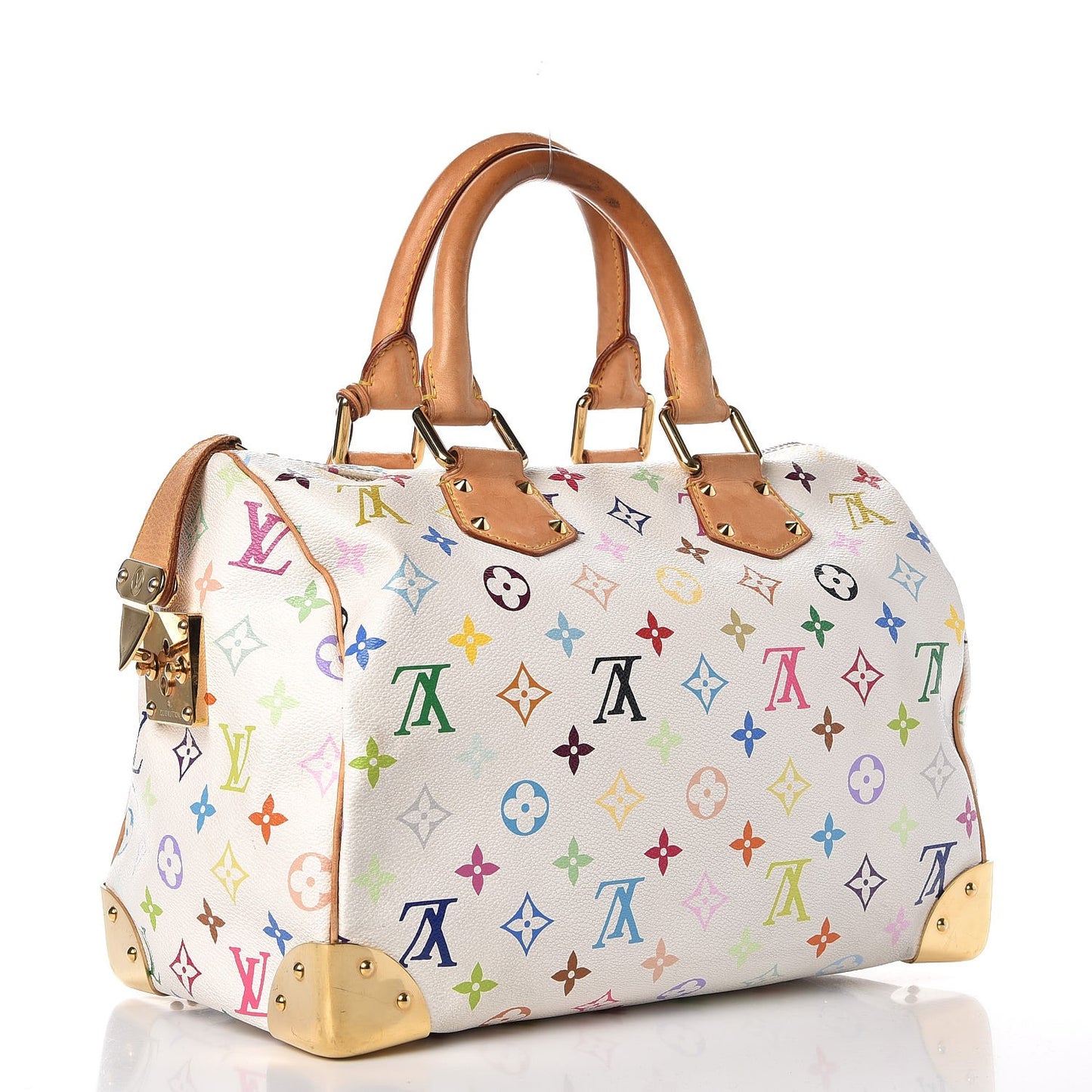 Monogram Multicolor Speedy 30 White