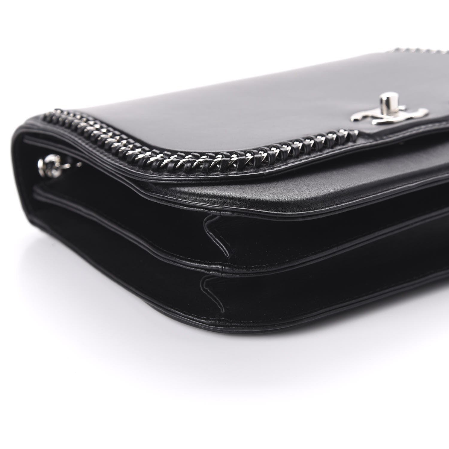 Chanel Calfskin Medium Braided Chic Flap Black 6 of 11