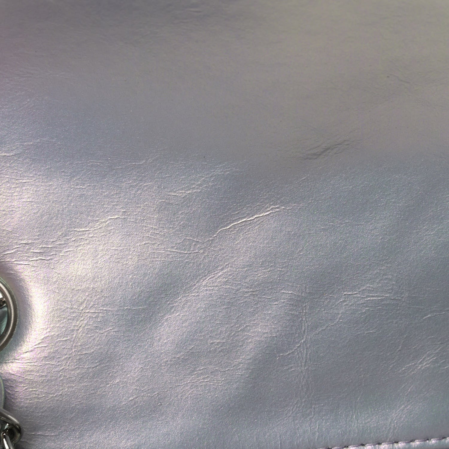 Chanel Iridescent Lambskin Quilted Mini Square Flap Light Purple 10 of 11