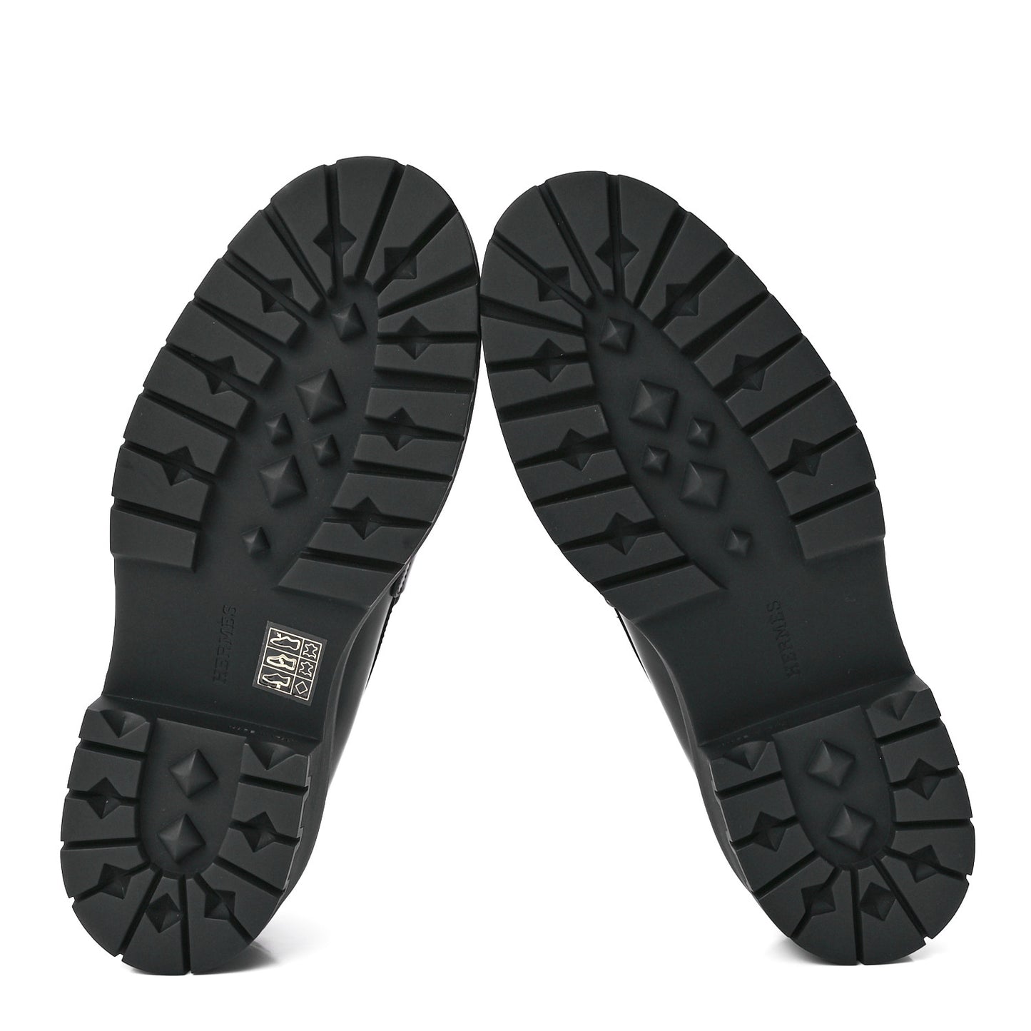 Glazed Calfskin Womens Hitch Loafers 37.5 Black