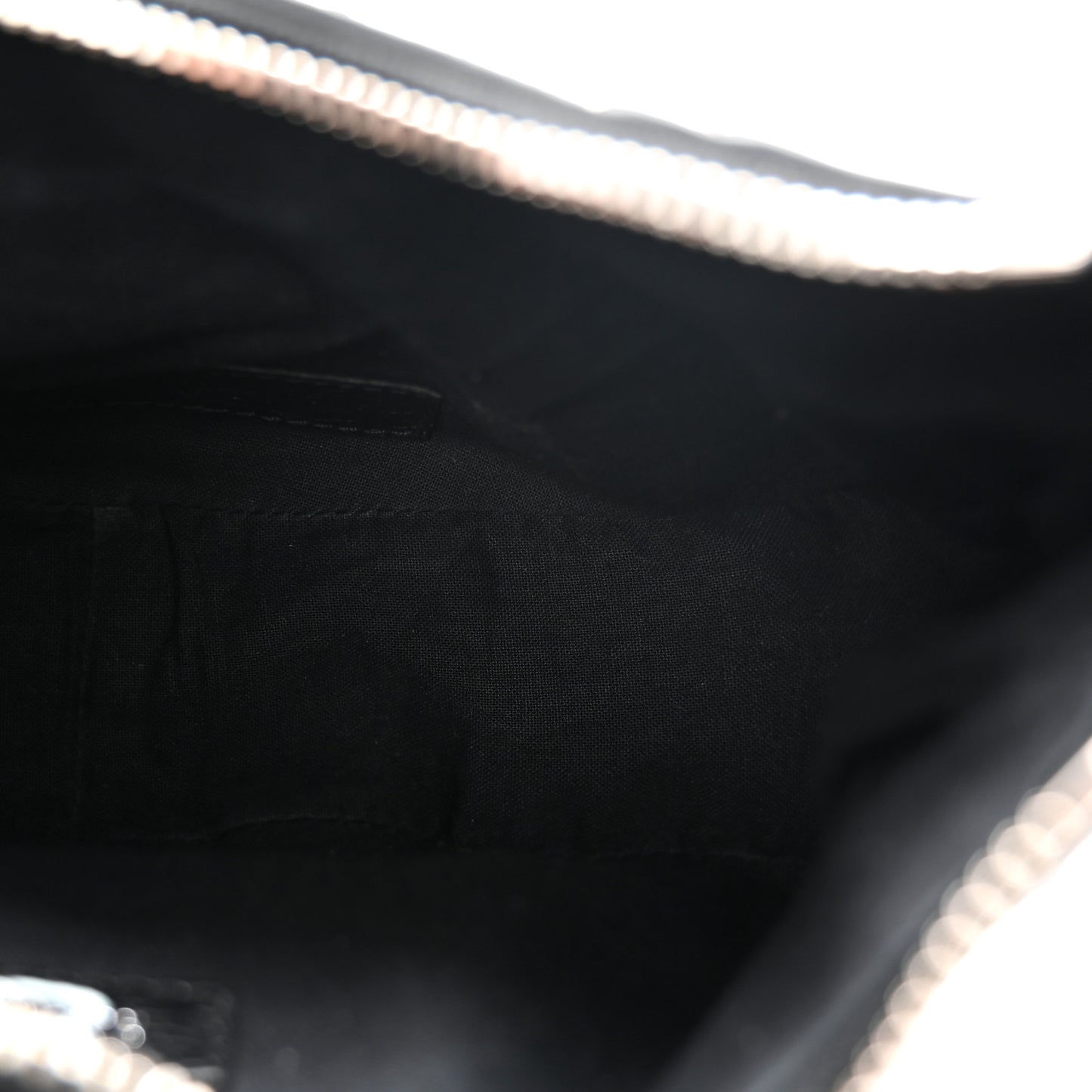 Agneau Arena Graffiti Le Cagole Shoulder Bag XS Black