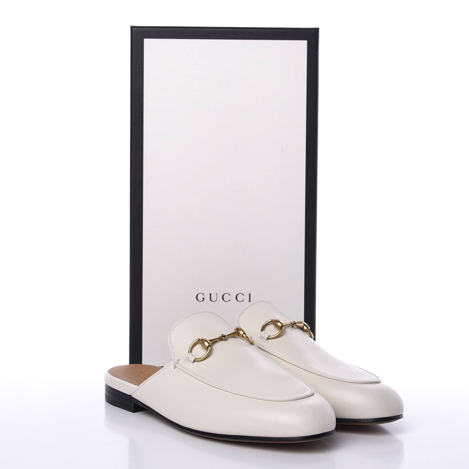 Gucci Malaga Kid Womens Princetown Slippers 37 Mystic White 11 of 11