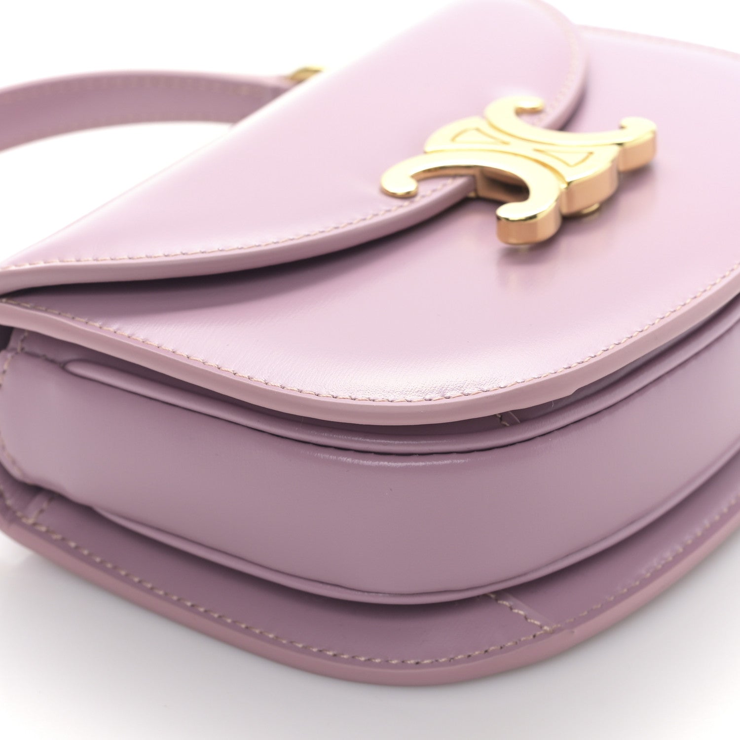 Celine Shiny Calfskin Triomphe Mini Besace Clea Petal 8 of 9