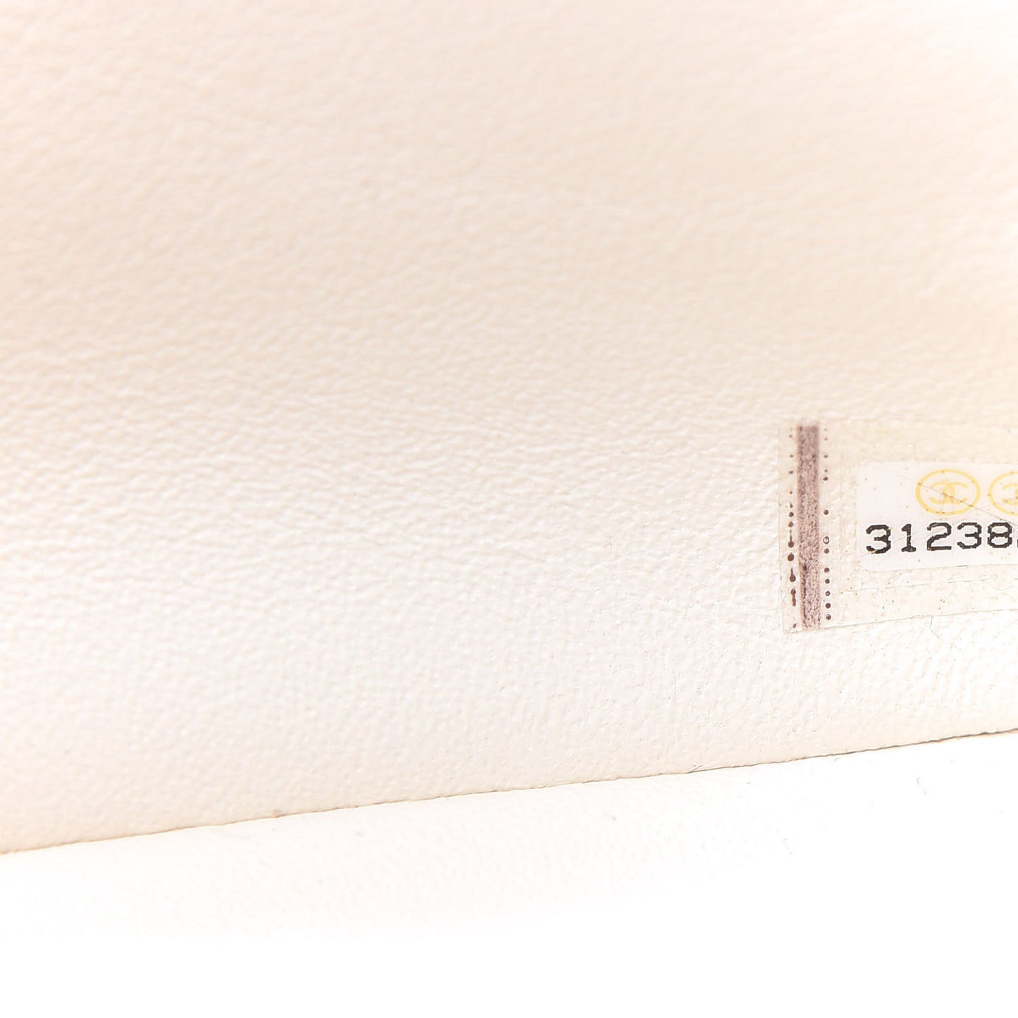 Caviar Quilted Mini Top Handle Rectangular Flap White