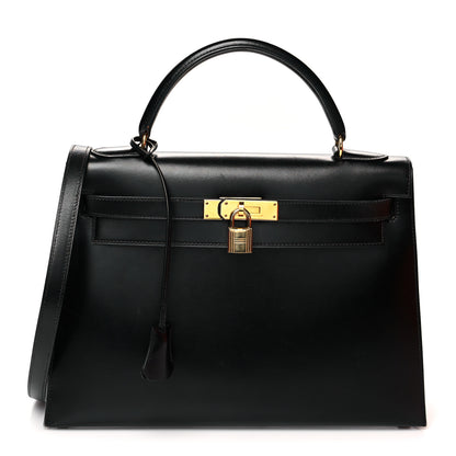 Hermes Box Kelly Sellier 32 Black 1 of 18