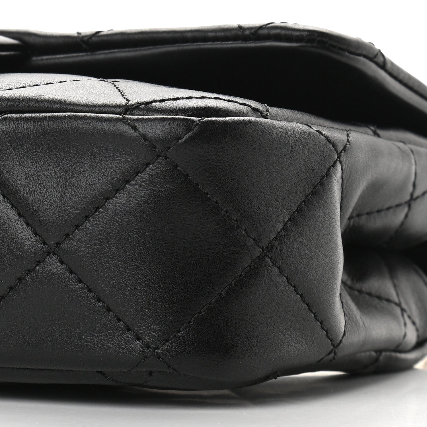 Chanel Calfskin Quilted Small Crystal Pearls Flap Bag Black 9 of 9
