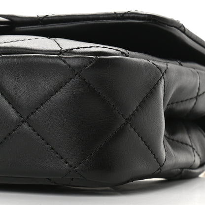Chanel Calfskin Quilted Small Crystal Pearls Flap Bag Black 9 of 9