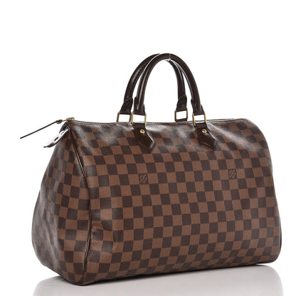 Louis Vuitton Damier Ebene Speedy 35 3 of 12