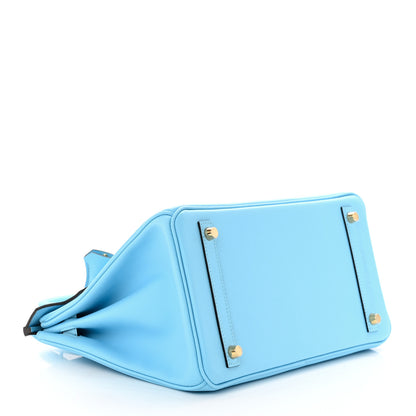 Hermes Epsom BIRKIN 30 Celeste 4 of 13