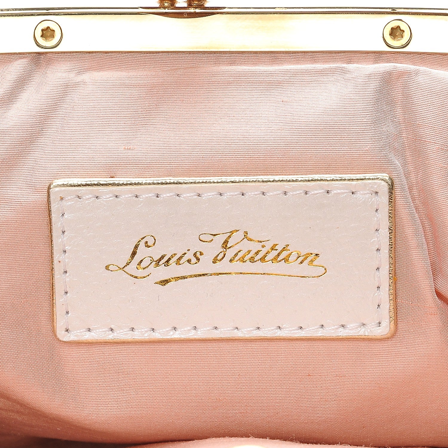 Louis Vuitton Satin Monogram Multicolor Aumoniere Clutch White 7 of 11