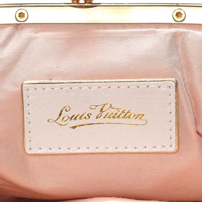 Louis Vuitton Satin Monogram Multicolor Aumoniere Clutch White 7 of 11