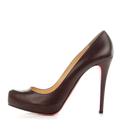 Christian Louboutin Kid Rolando 120 Pumps 41.5 Melanzana 1 of 8