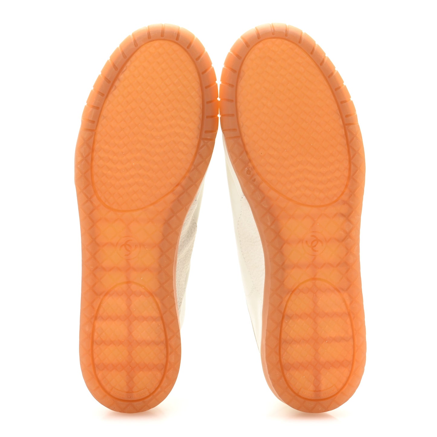 Calfskin Suede Sneakers 37.5 White