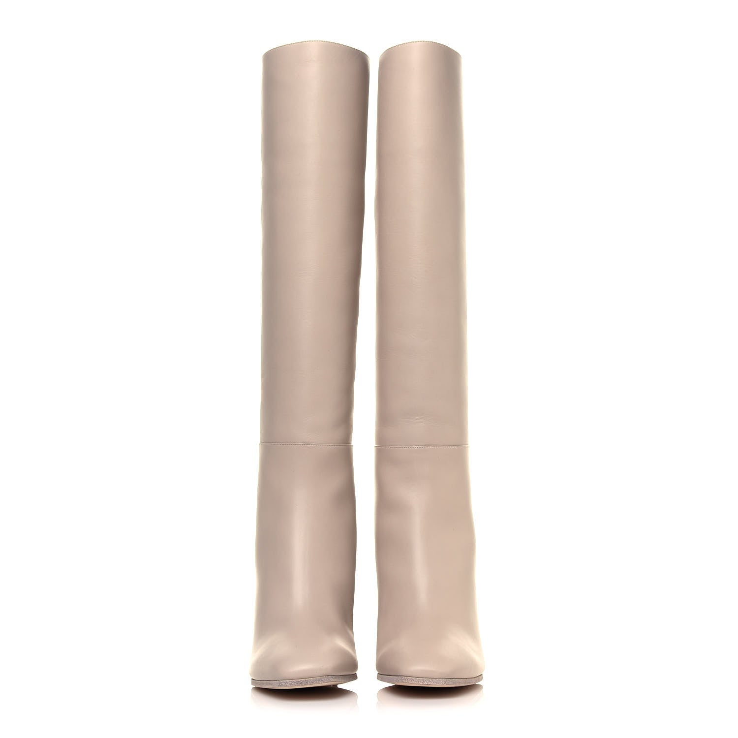 Hermes Calfskin Britney Boots 40 Beige 2 of 8