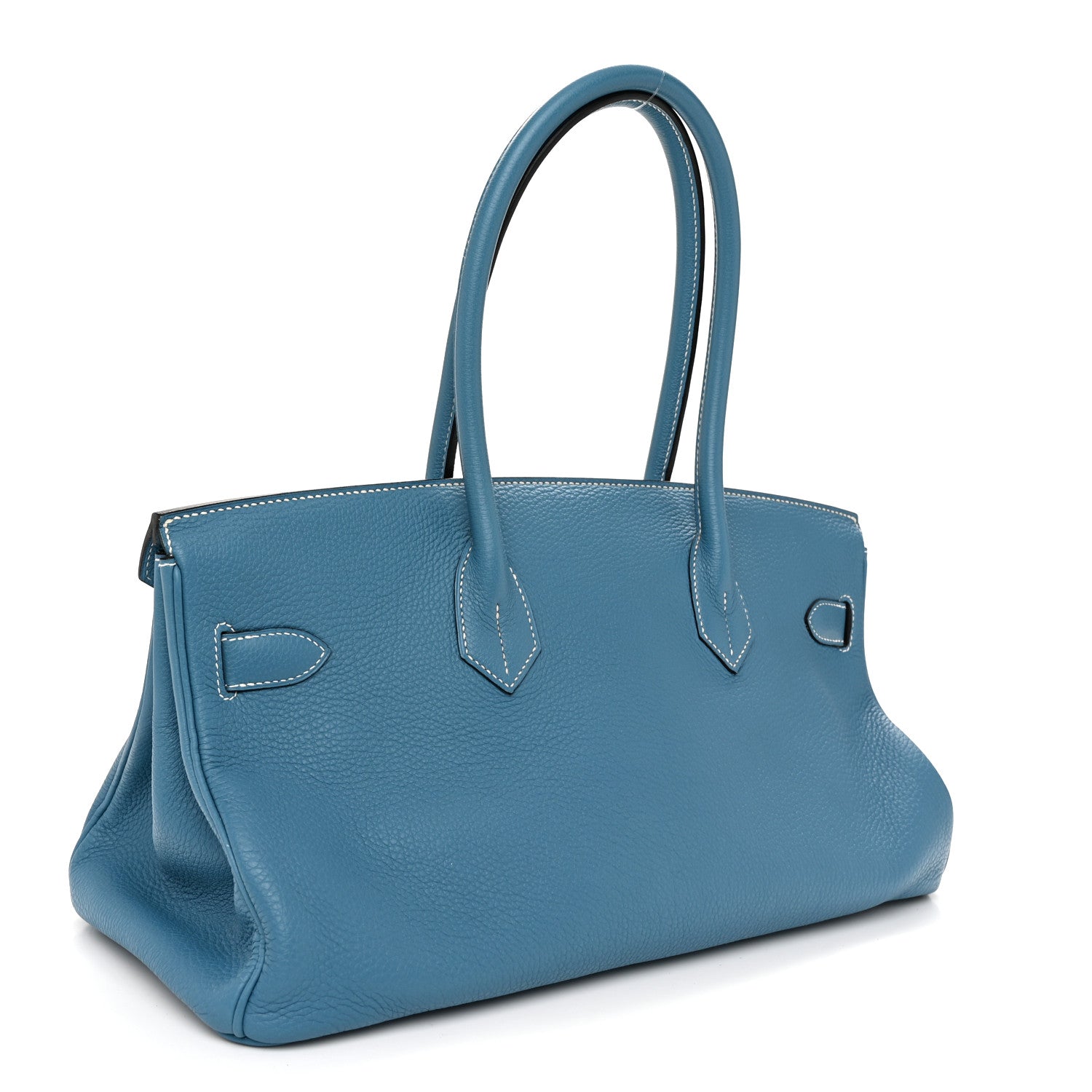 Hermes Togo JPG Shoulder Birkin II 42 Blue Jean 3 of 13