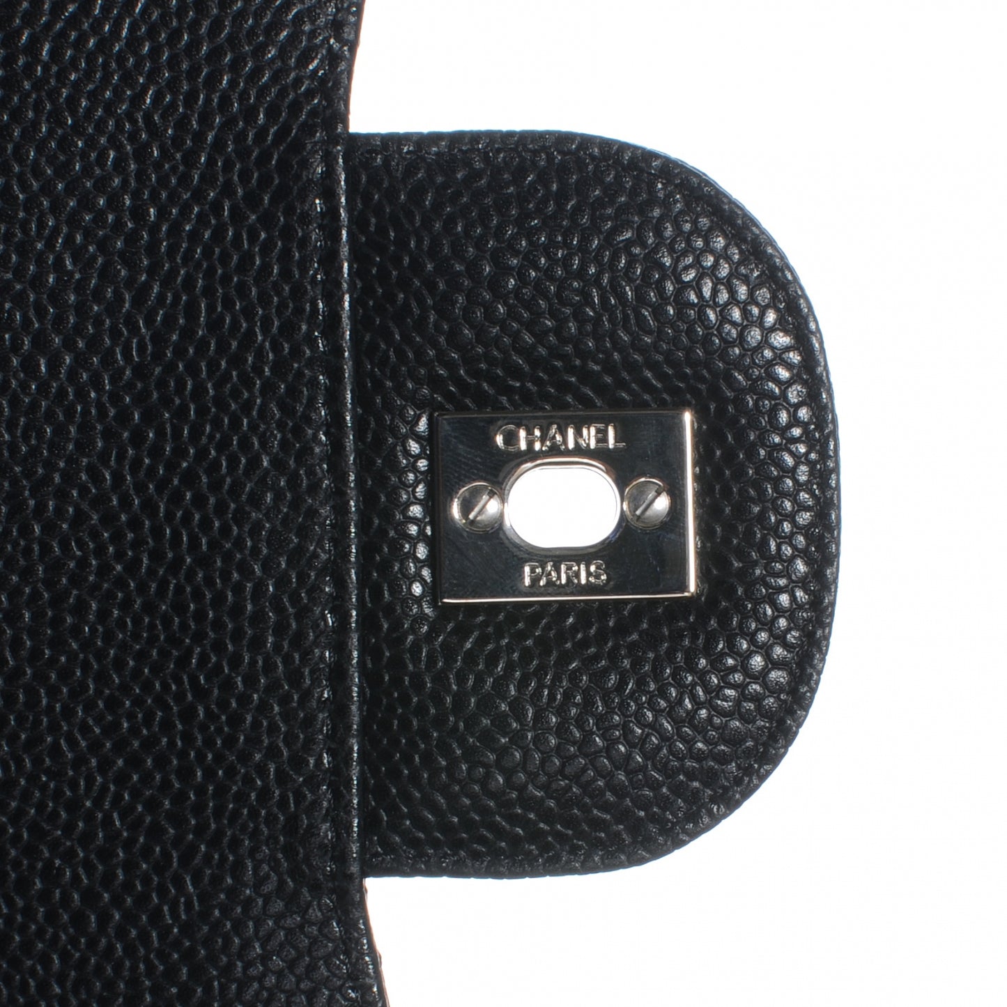 Caviar Jumbo Single Flap Black