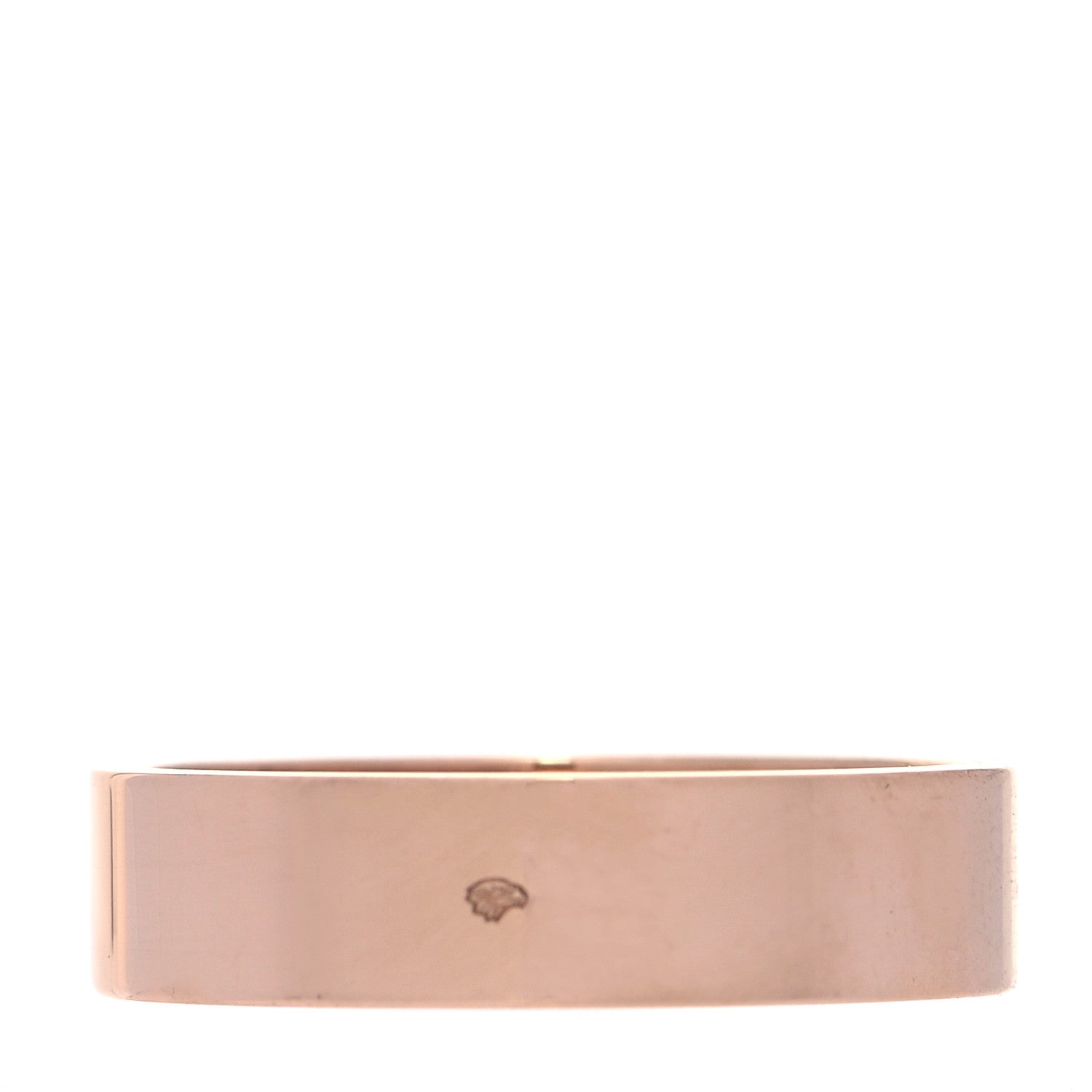 Hermes 18K Rose Gold Diamond PM Kelly Ring 54 6.75 6 of 10