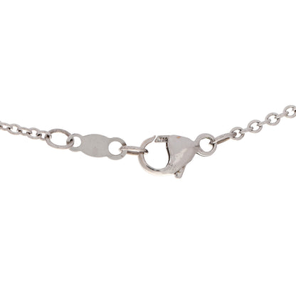 Mikimoto 18K White Gold Diamond Akoya Pearl 8mm Morning Dew Pendant Necklace 5 of 7