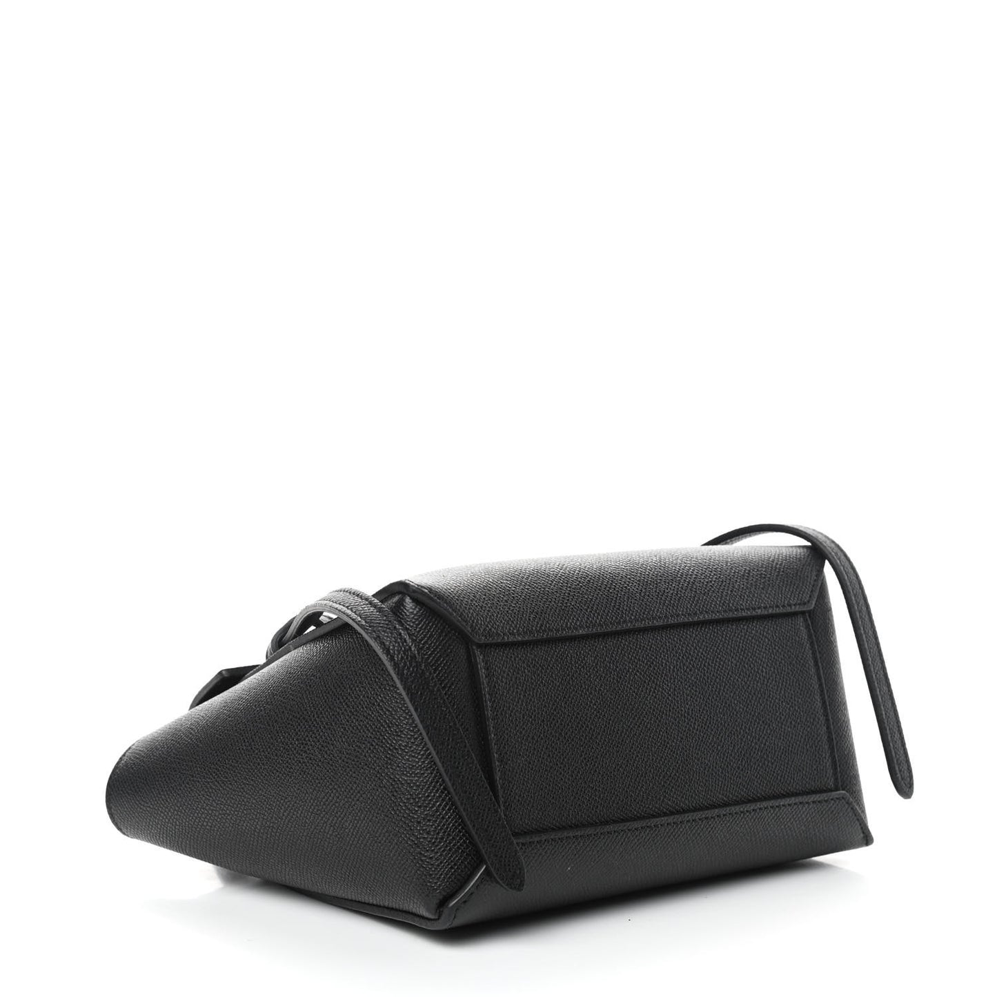 Grained Calfskin Nano Belt Bag Black
