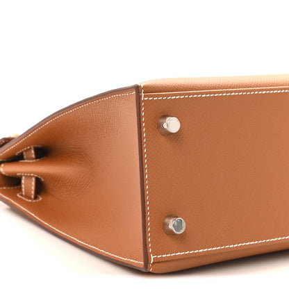 Hermes Epsom Kelly Sellier 25 Gold 9 of 11