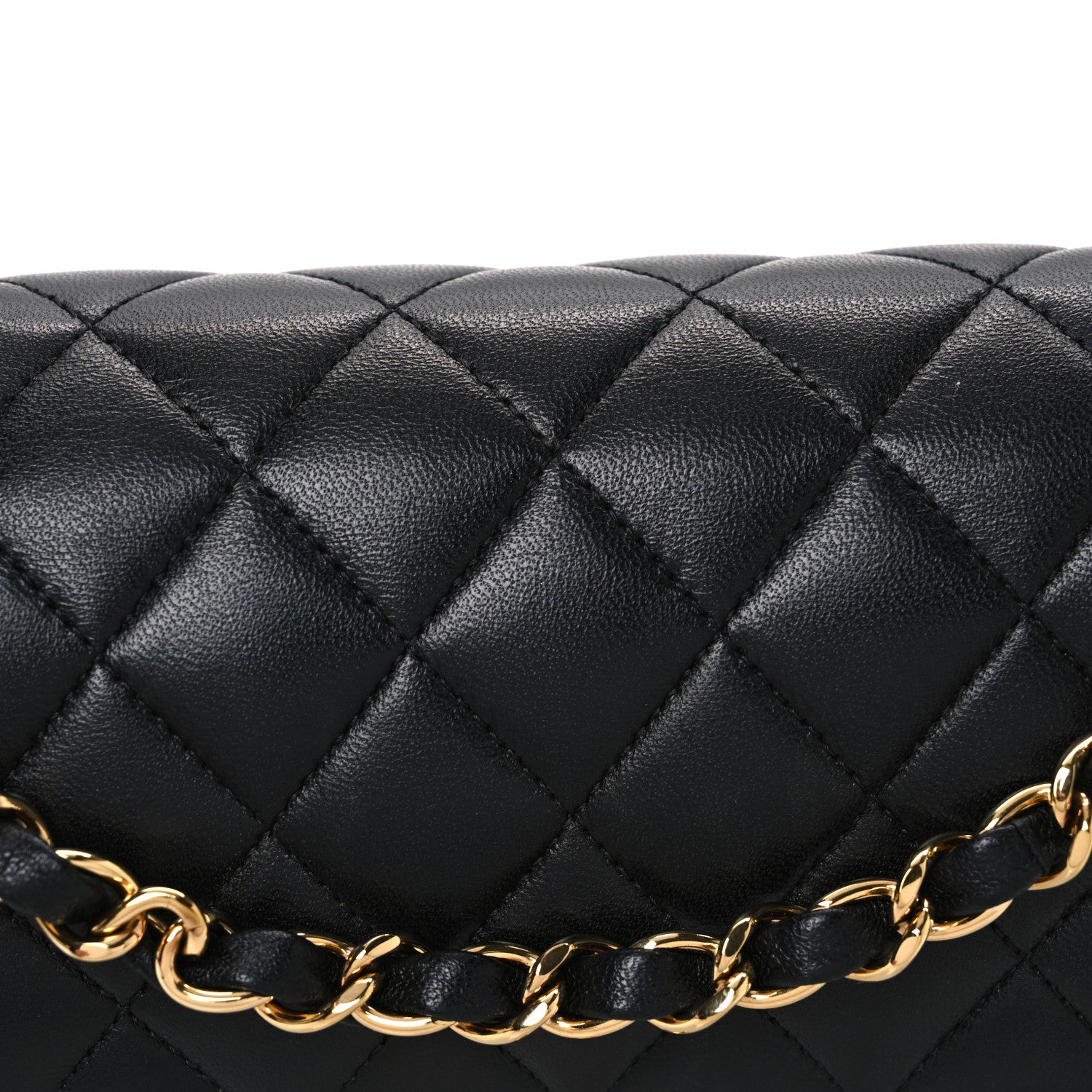 Chanel Lambskin Quilted Small Double Flap Black 8 of 11