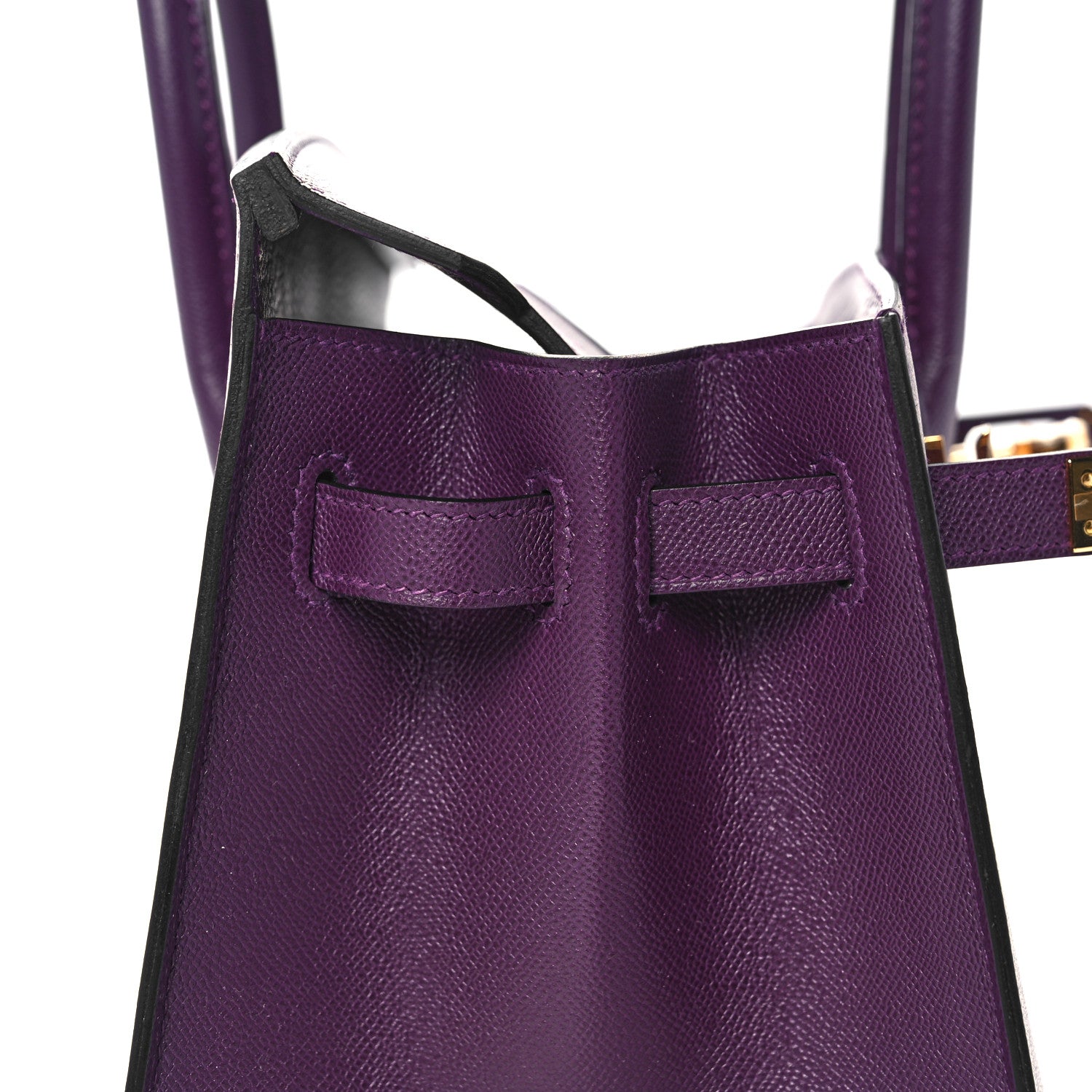 Hermes Madame Calfskin Birkin Sellier 25 Cassis 16 of 34