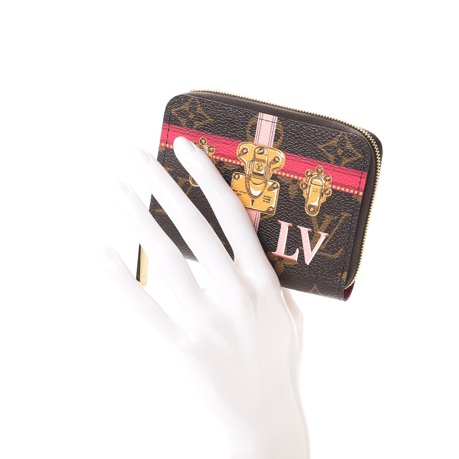 Louis Vuitton Monogram Summer Trunks Zippy Coin Purse 2 of 8