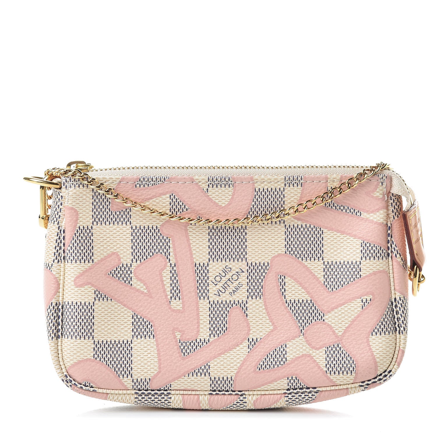 Louis Vuitton Damier Azur Tahitienne Mini Pochette Accessories 1 of 7