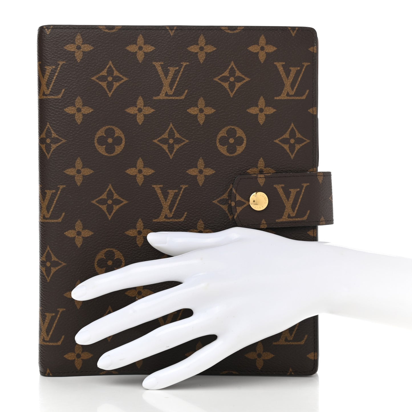 Monogram Large Ring Agenda Cover