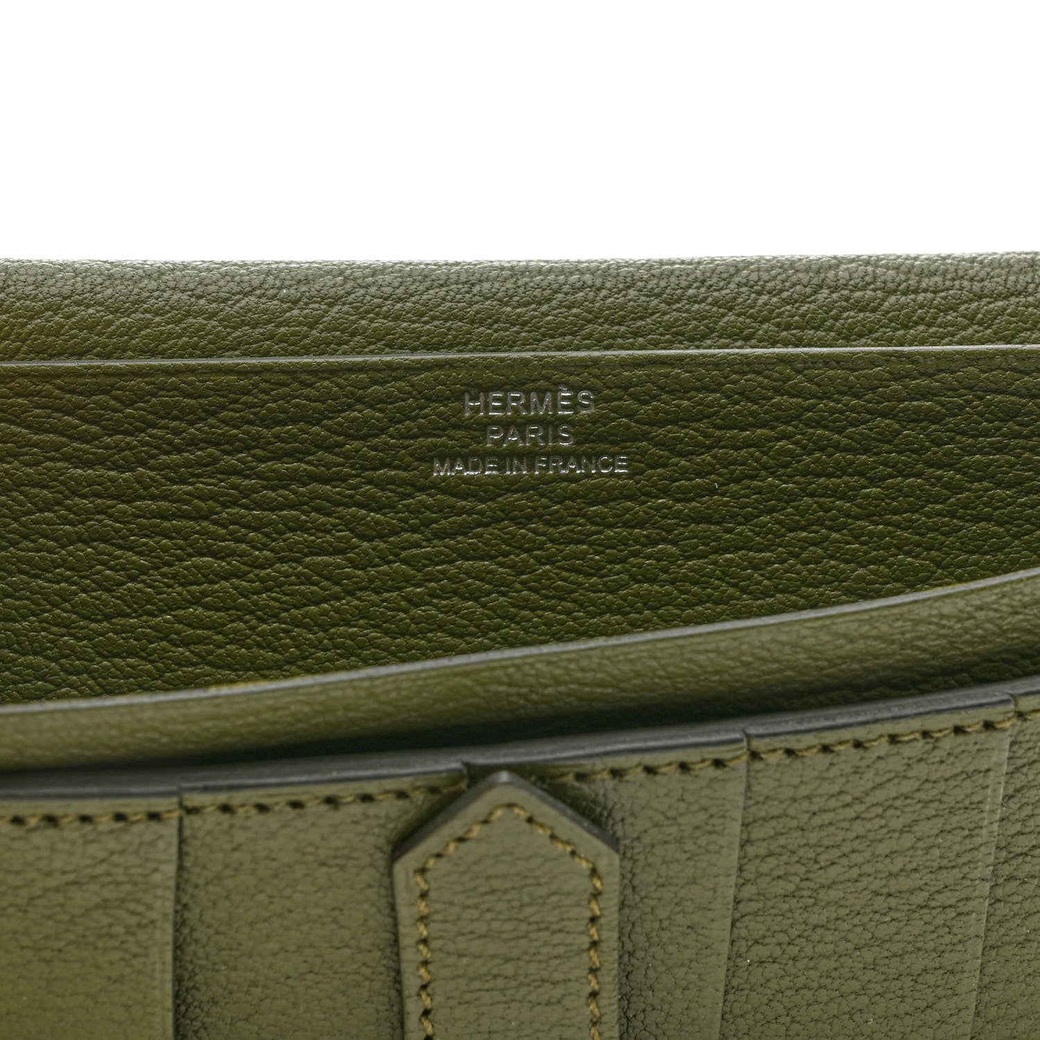 Hermes Chevre Mysore Bearn Gusset Wallet Canopee 6 of 11
