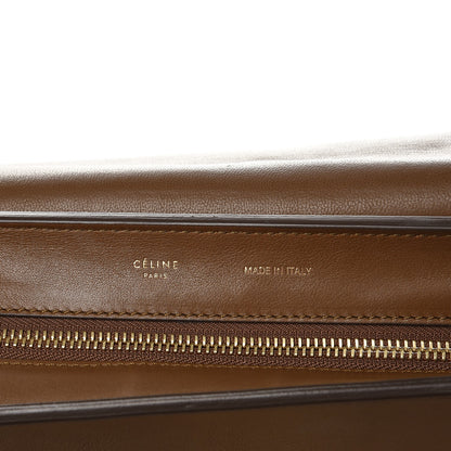 Celine Smooth Calfskin Suede Large Tri-color Trapeze Black 6 of 10