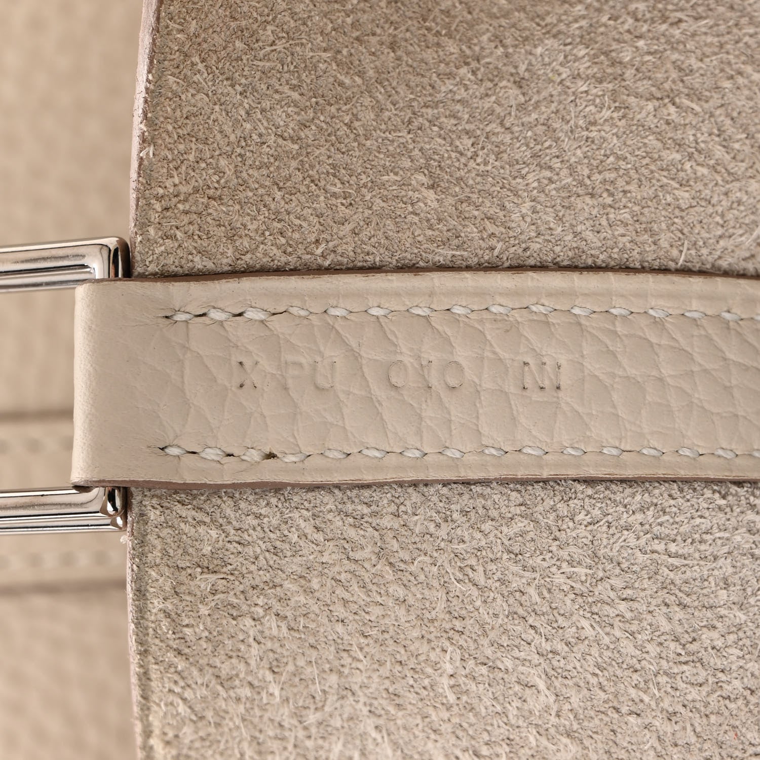 Hermes Taurillon Clemence Picotin Lock 22 MM Craie 7 of 12