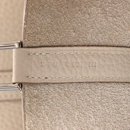 Hermes Taurillon Clemence Picotin Lock 22 MM Craie 7 of 12
