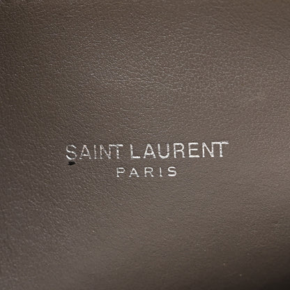 Saint Laurent Grained Calfskin Topstich Baby Sac De Jour Grey 6 of 20