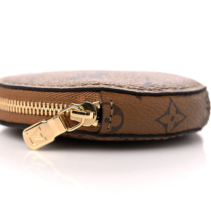 Louis Vuitton Reverse Monogram Bandouliere Round Coin Purse 7 of 8