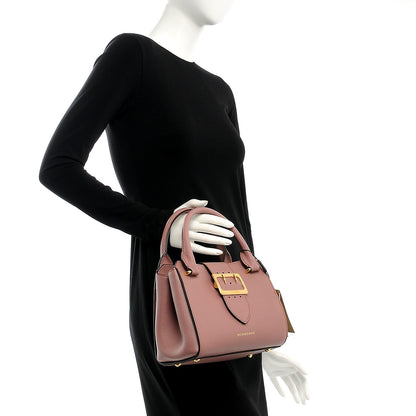 Burberry Soft Grain Calfskin Small Buckle Tote Dusty Pink 3 of 9