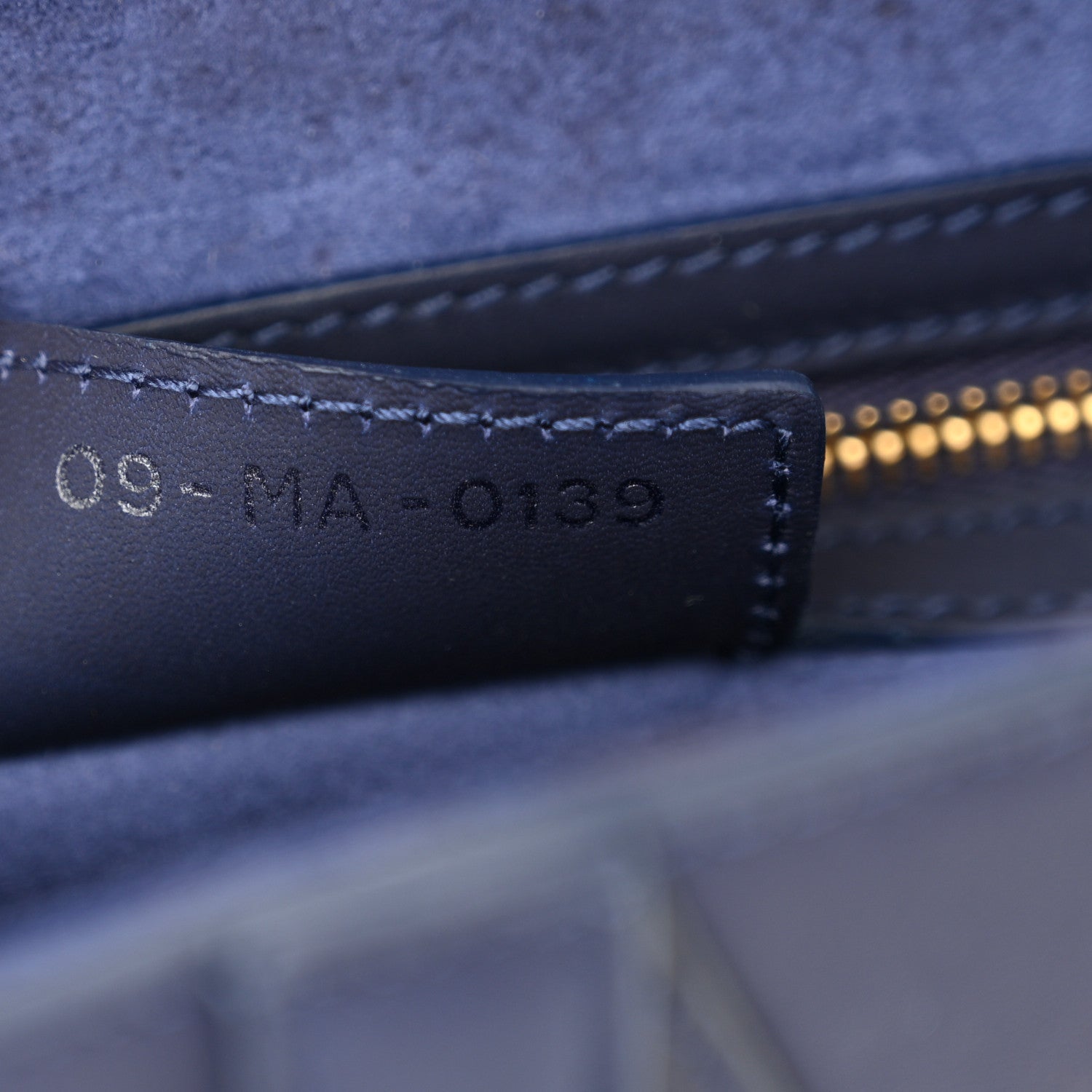 Christian Dior Ultra Matte Calfskin Saddle Bag Blue 7 of 10
