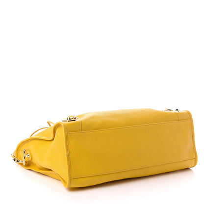 Balenciaga Chevre Gold Metallic Edge Hardware City Jaune Epi 4 of 8