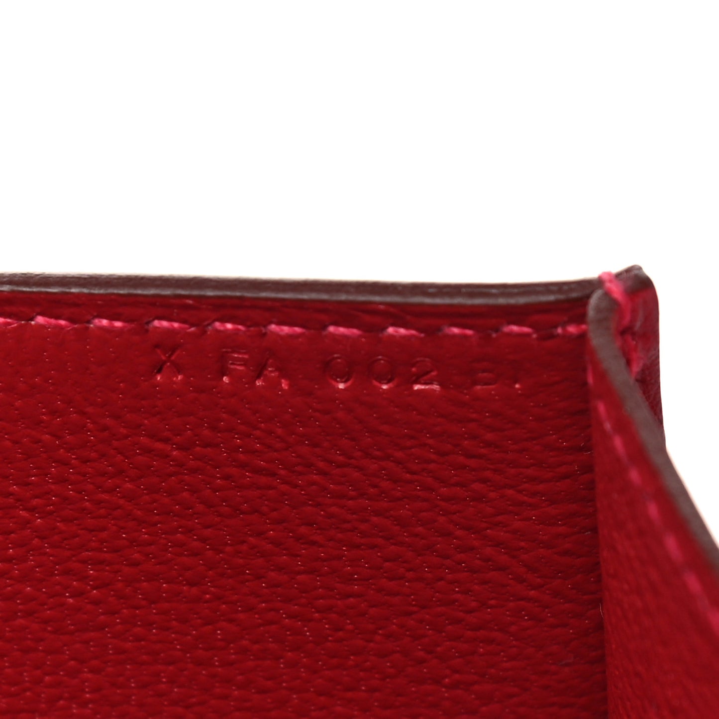 Tadelakt Medor 23 Clutch Rouge Vif