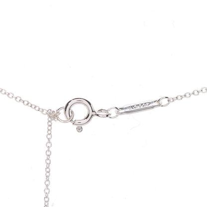 Tiffany Sterling Silver Small T Smile Pendant Necklace 5 of 6