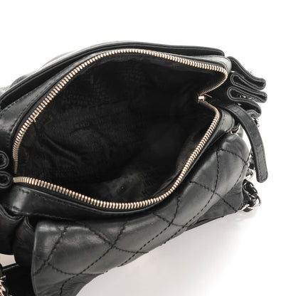 Chanel Lambskin Diamond Stitch Shoulder Bag Black 5 of 7