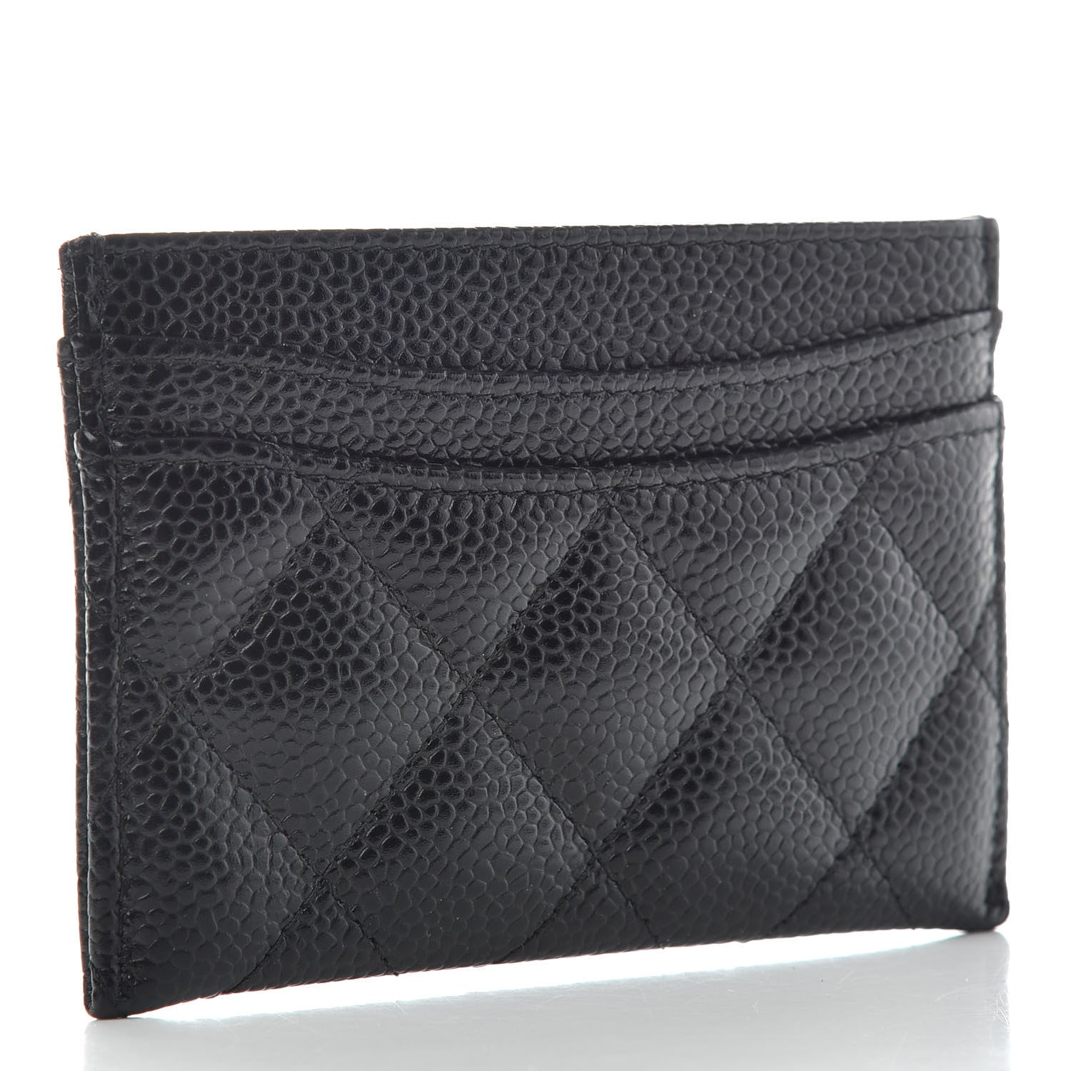 Chanel Caviar Quilted Card Holder Black 3 of 8