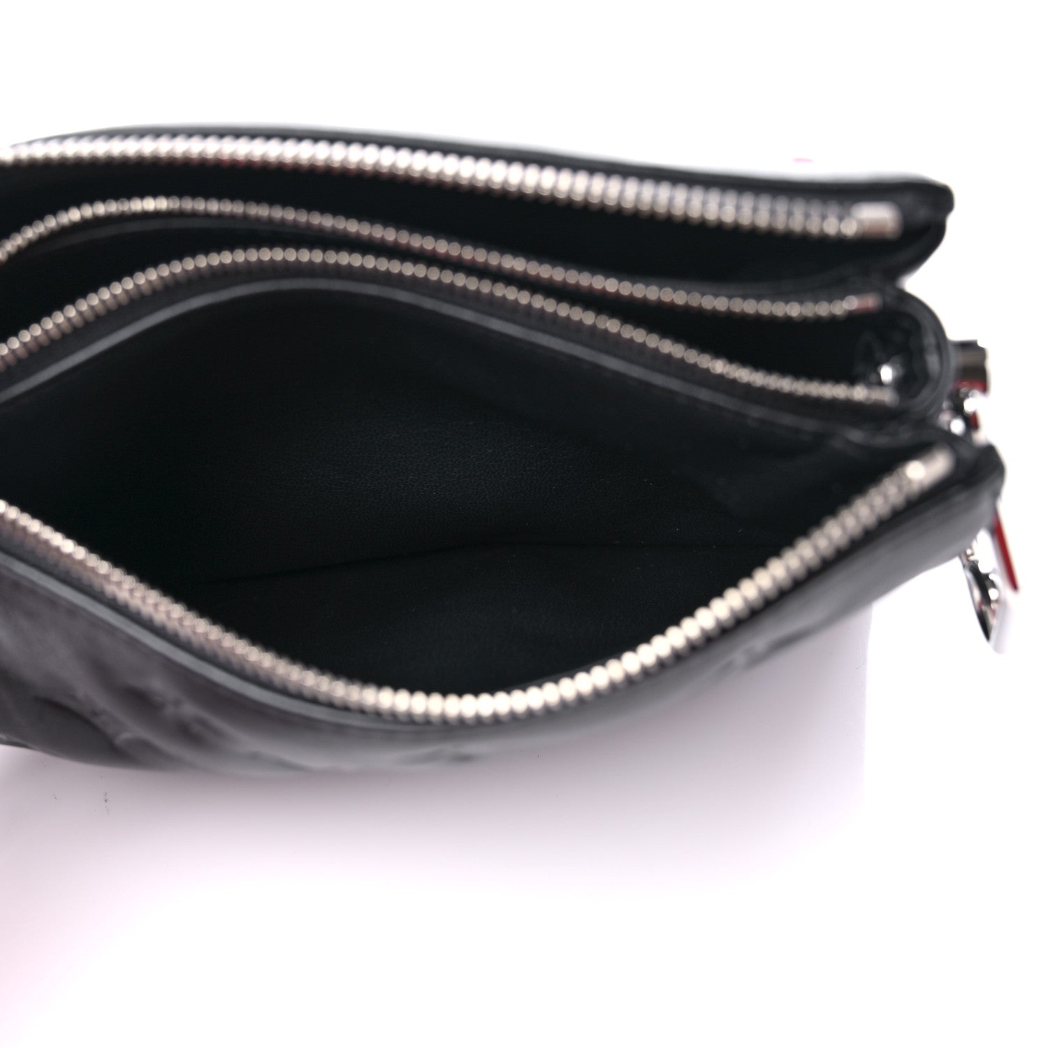 Louis Vuitton Lambskin Monogram Crystal Embossed Embellished Coussin BB Black 7 of 10