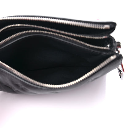 Louis Vuitton Lambskin Monogram Crystal Embossed Embellished Coussin BB Black 7 of 10