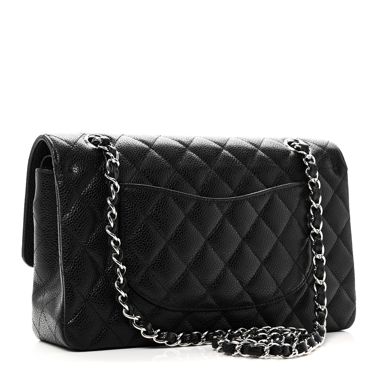 Chanel Caviar Quilted Medium Double Flap Black 3 of 11