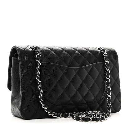 Chanel Caviar Quilted Medium Double Flap Black 3 of 11
