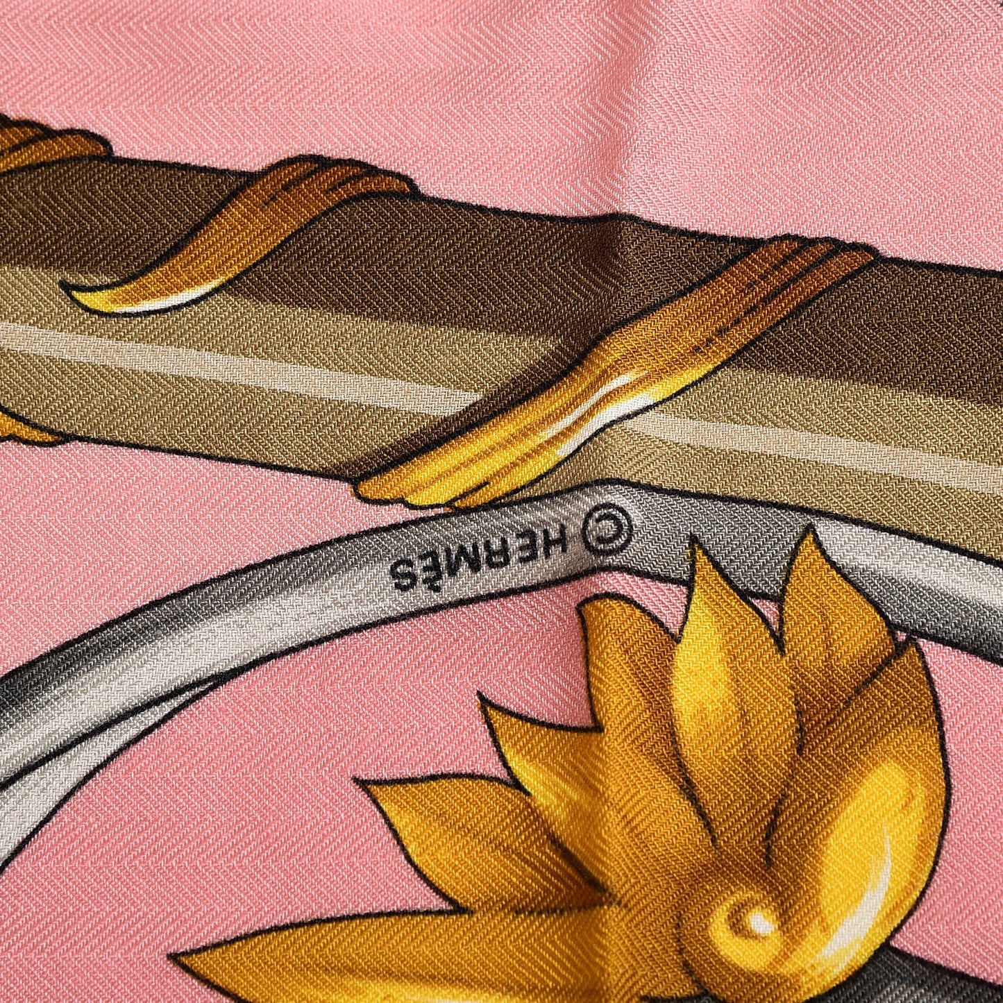 Silk Cashmere Daimyo Princes Du Soleil Levant Shawl 140
