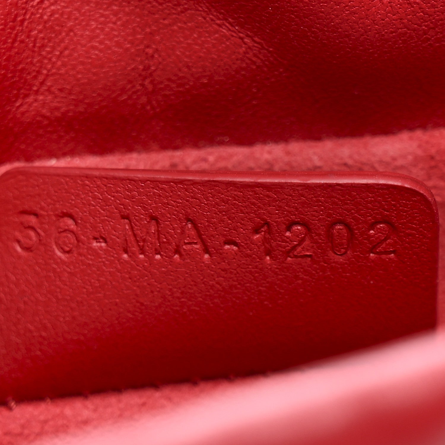 Christian Dior Lambskin Milly Mini Drawstring Bag Red 7 of 11